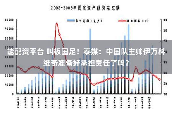 能配资平台 叫板国足！泰媒：中国队主帅伊万科维奇准备好承担责任了吗？