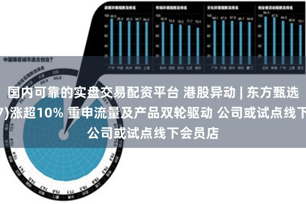 国内可靠的实盘交易配资平台 港股异动 | 东方甄选(01797)涨超10% 重申流量及产品双轮驱动 公司或试点线下会员店