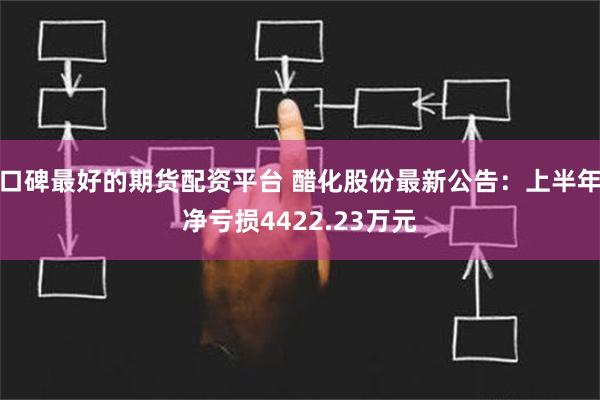 口碑最好的期货配资平台 醋化股份最新公告：上半年净亏损4422.23万元