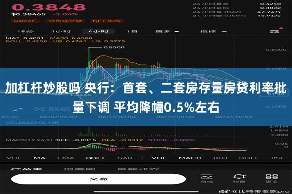 加杠杆炒股吗 央行：首套、二套房存量房贷利率批量下调 平均降幅0.5%左右