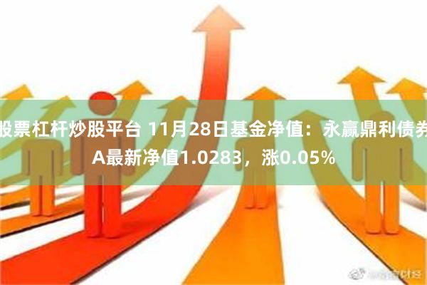 股票杠杆炒股平台 11月28日基金净值：永赢鼎利债券A最新净值1.0283，涨0.05%